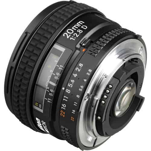 Nikon AF NIKKOR 20mm f/2.8D Lens
