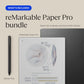 reMarkable Paper Pro with Marker Plus and Black Leather Book Folio