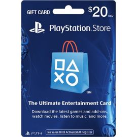 Sony PlayStation Store 20$ PSN Gift Card - PS3/ PS4/ PS Vita USA Region [Digital Code]