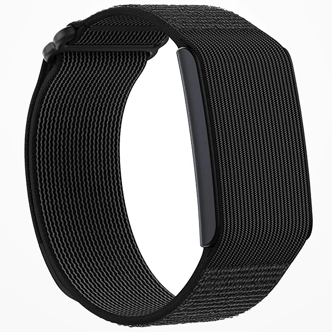 Black watch strap on a white background with 'ELVARA' branding.