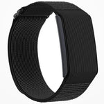 Black watch strap on a white background with 'ELVARA' branding.