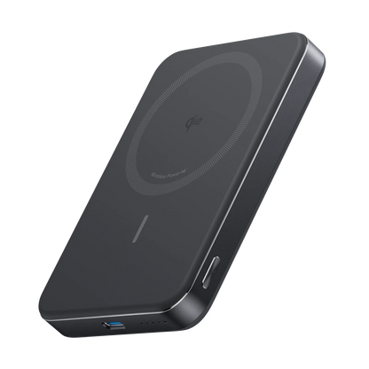 Anker MagGo Ultra Slim PowerBank 10000mAh 7.5W Wireless 30W Wired - A1664 - Black Stone