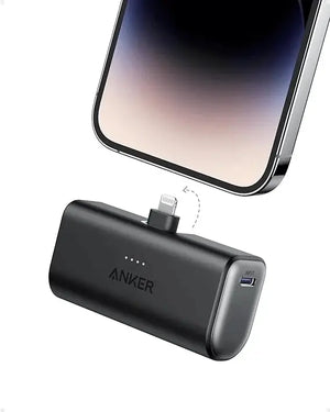 Anker Nano Powerbank 5000mAh with Built In Lightning Connector 12W - A1645