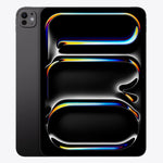 Black smartphone with colorful display on a white background