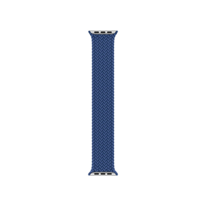44mm Atlantic Blue Braided Solo Loop – Size 10