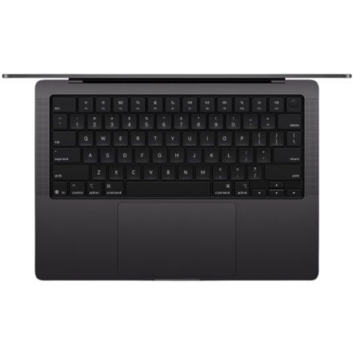 Black keyboard cover on a white background