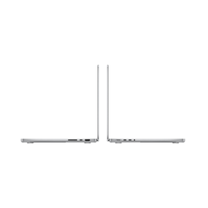 Two white laptops on a white background