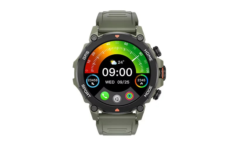 Aurafit Trek1 G6 GPS Smartwatch with AMOLED Display 