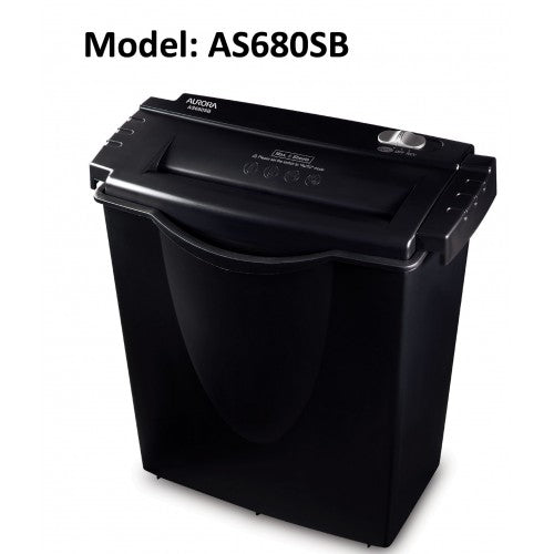 Aurora AS680SB Personal Strip-Cut Paper Shredder