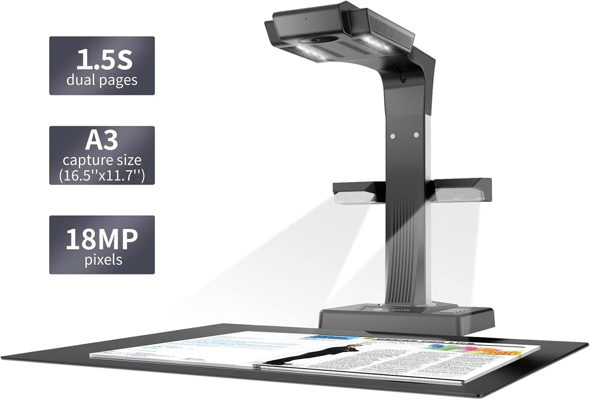 CZUR ET18 Pro Smart Book & Document Scanner