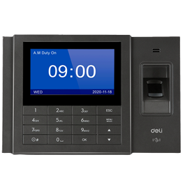 Deli E3758 Biometric Fingerprint Time Attendance Machine