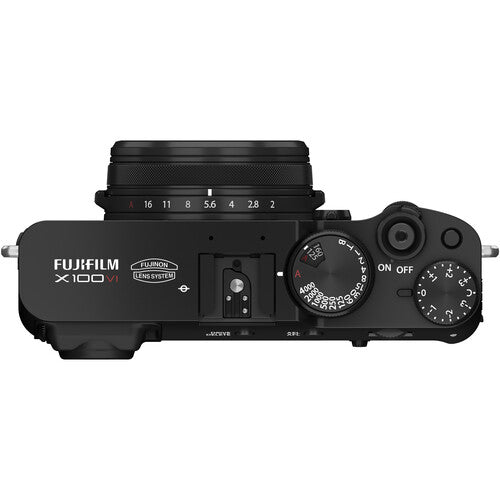 FUJIFILM X100VI Black Compact Digital Camera top