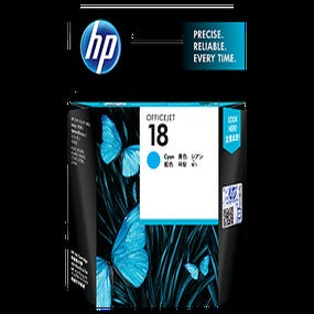 HP CARTRIDGE 18 CYAN