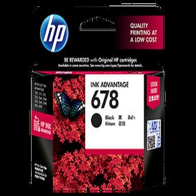 HP CARTRIDGE 678 BLACK
