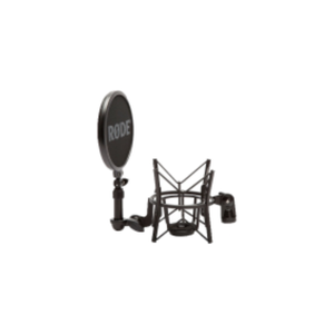 RODE SM6 Microphone Shock Mount with Pop Shield – Black