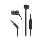JBL Tune 110 Wired In-Ear Headphones with Mic Black