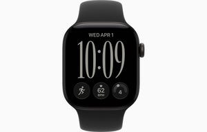 Apple Watch Series 12 GPS 42mm Black Aluminum Case with Black Sport Band