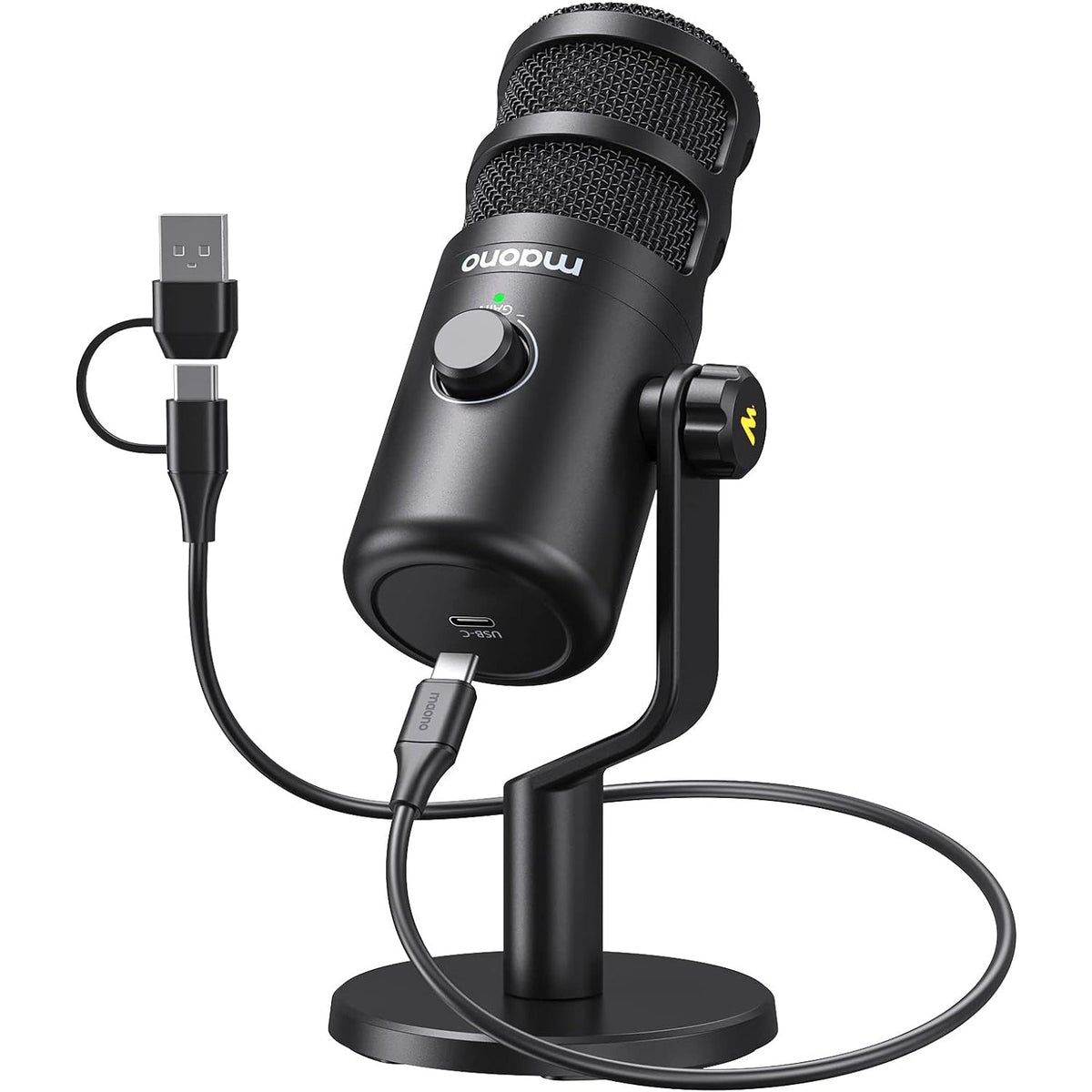 Maono PD100U Dynamic USB Microphone Black