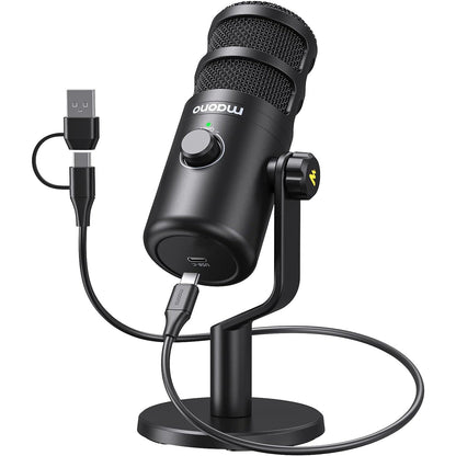 Maono PD100U Dynamic USB Microphone Black