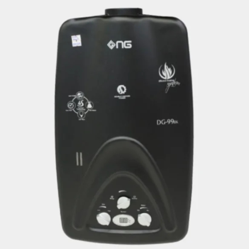 Nasgas DG-9L Gold Series Water Heaters 9 Liters Black