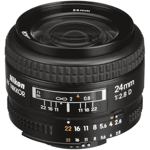Nikon AF NIKKOR 24mm f/2.8D Lens