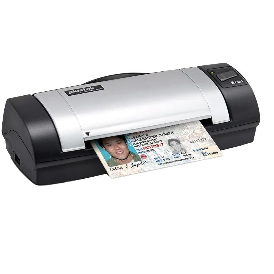 Plustek MobileOffice D620 Portable Duplex Document & ID Scanner