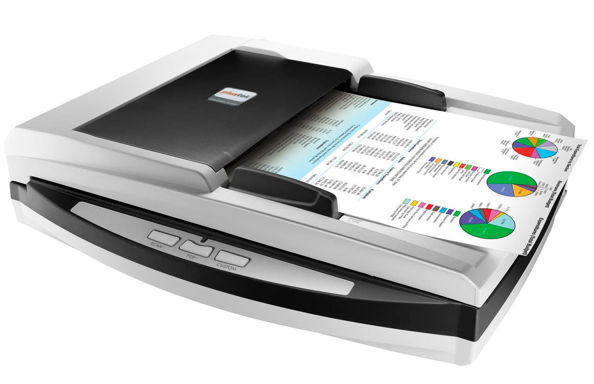 Plustek SmartOffice PL3060 Flatbed & ADF Document Scanner
