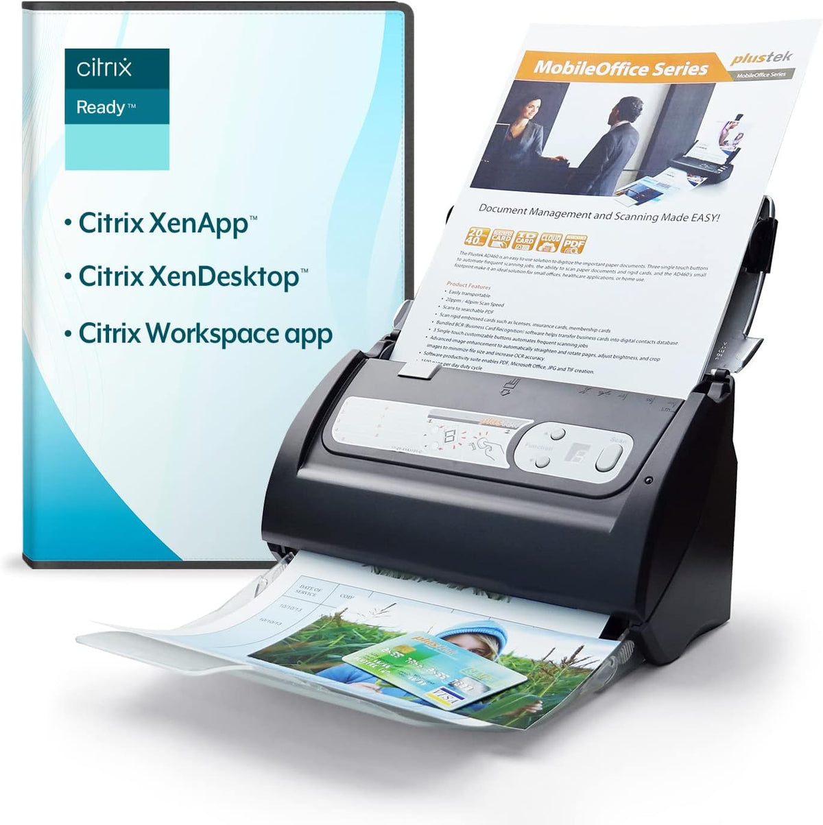 Plustek SmartOffice PS286 Plus A4 Document Scanner