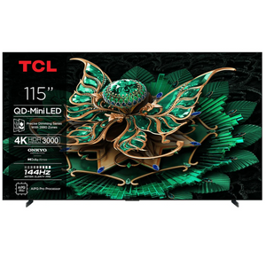 TCL 115C7K 115" Premium QD-Mini LED 4K Google TV – 144Hz