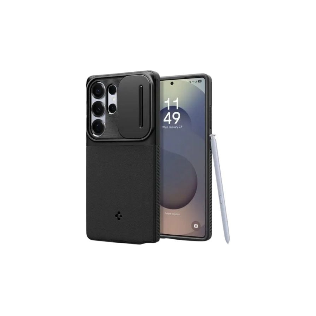 Spigen Samsung Galaxy S25 Ultra Optik Armor Case Black – ACS08969