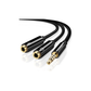 Ugreen 30620 Headphone Splitter Cable with Mic – Black