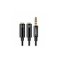 Ugreen 30620 Headphone Splitter Cable with Mic – Black