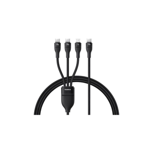 Baseus Flash Series 3 One-for-Three Fast Charging Cable Type-C to C+C+L – 100W