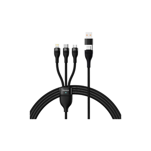Baseus Flash Series Two-for-Three Fast Charging Cable U+C to M+L+C – 100W