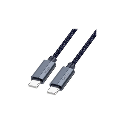 Hoco U134 Type-C to Type-C PD 240W Charging Data Cable Nylon Braid & Aluminum Alloy