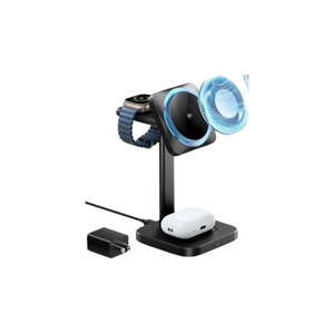 ESR Qi2 3-in-1 Travel Wireless Charging Set HaloLock Black