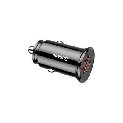 Baseus Circular A+C 30W PPS Car Charger – Black