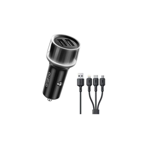 Oraimo Highway 15 15.5W Car Charger with 3-in-1 Cable (OCC-1152D-X93)