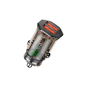 XO CC49 Dual USB 2.4A Transparent Fast Car Charger