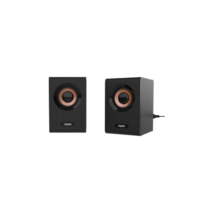Rapoo A80 Compact Wooden Active Stereo Speaker – Black