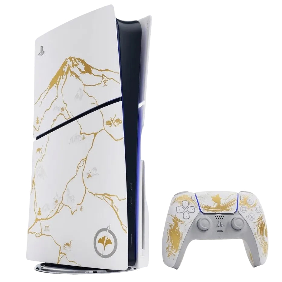PS5 Slim Disc Edition – PS5 Ghost of Yōtei Gold Limited Edition