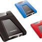 ADATA HD650 DashDrive Durable 1TB External Hard Drive