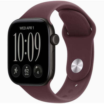 Apple Watch Series 12 GPS 42mm Black Aluminum Case with Sport Band