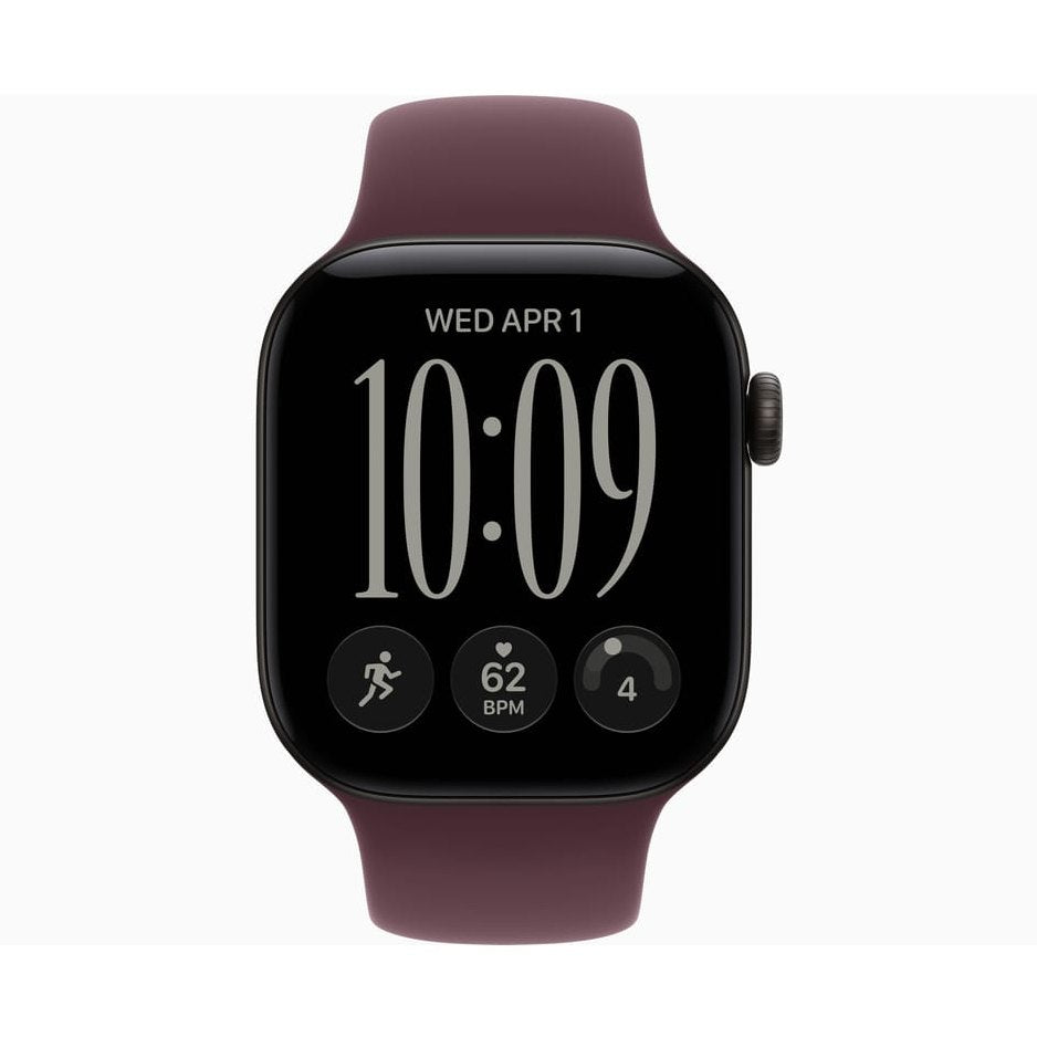 Apple Watch Series 12 GPS 42mm Black Aluminum Case with Sport Band