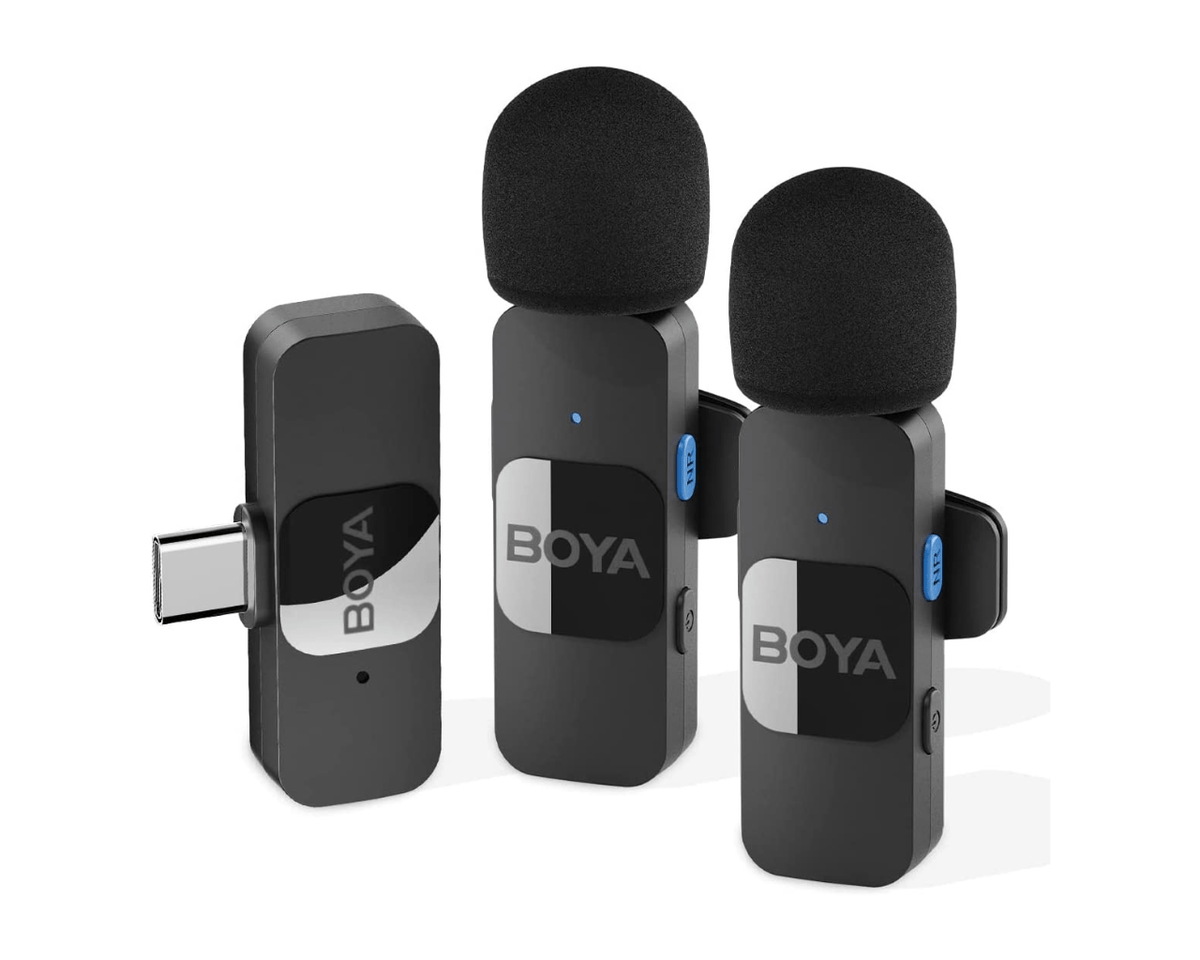 Boya By-V20 Wireless Microphones System for Type C Devices