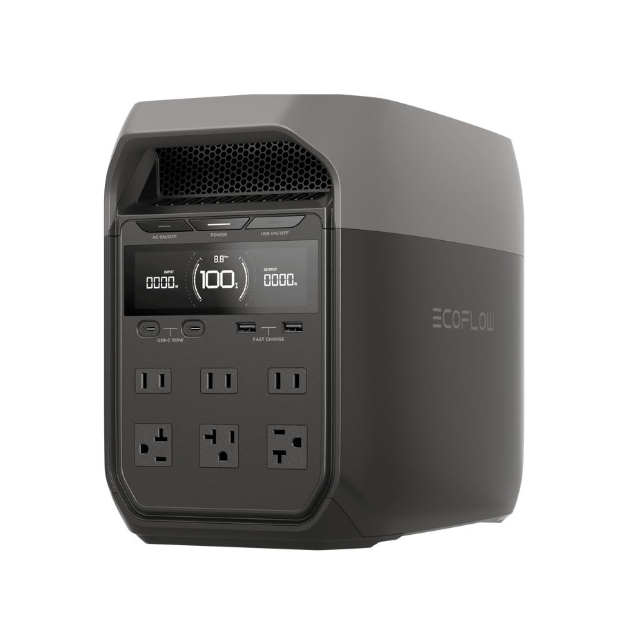 EcoFlow power station on a transparent background