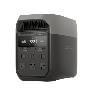 EcoFlow power station on a transparent background