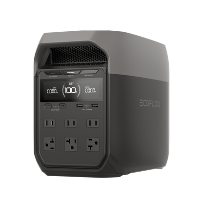 EcoFlow power station on a transparent background