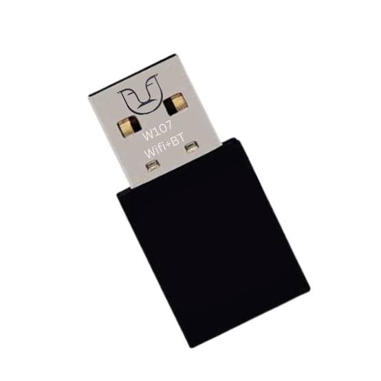 Speedx Alfa W107 (2-in-1) Wifi + Bluetooth 5.3 Usb Adapter 300mbps Plug & Play

