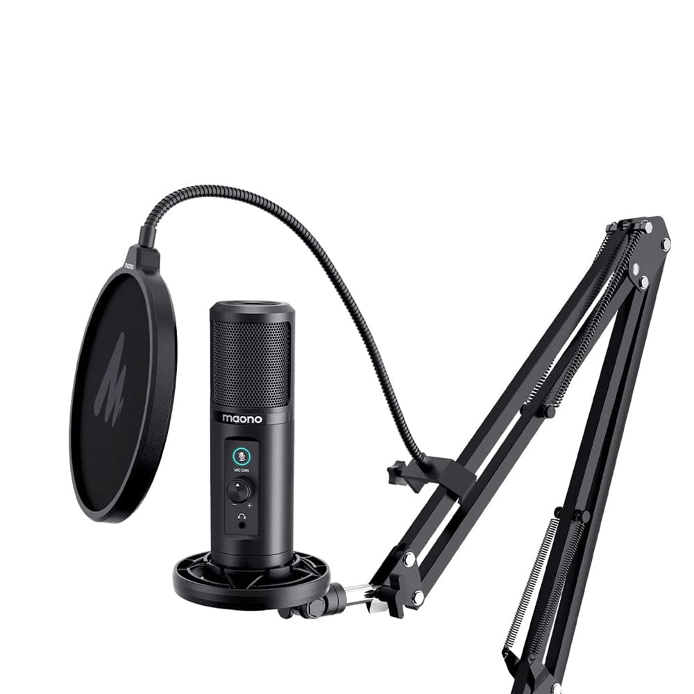 Maono AU-PM422 Monitorable USB Condenser Microphone Kit Black